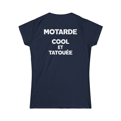 Motarde cool et tatouée