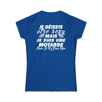 Motarde je cours pas après les mecs moi je les dépasse