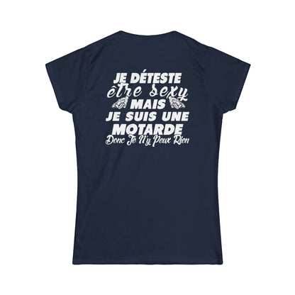 Motarde je cours pas après les mecs moi je les dépasse