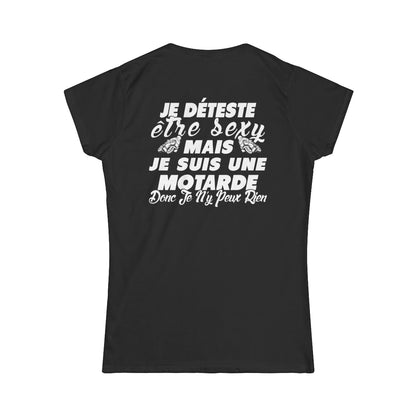 Motarde je cours pas après les mecs moi je les dépasse