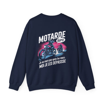 Motarde, je ne cours pas après les mecs, moi je les dépasse
