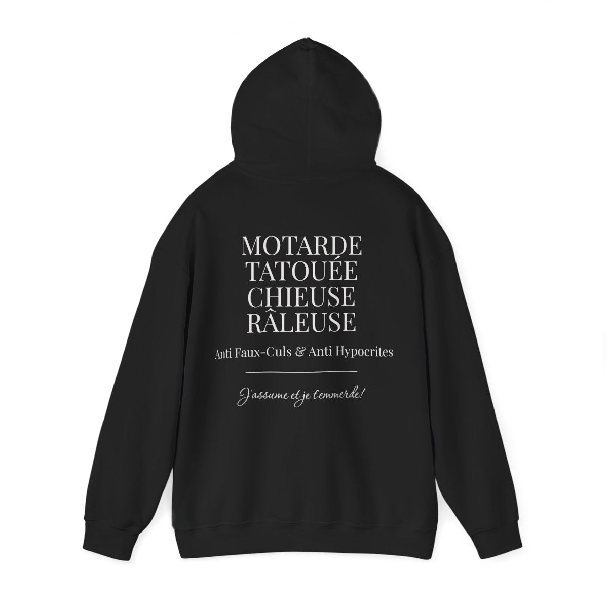 Motarde Tatouée Chieuse Râleuse Anti Faux-culs J'assume
