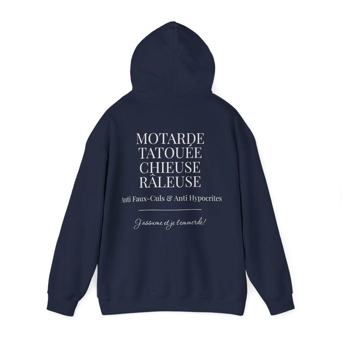 Motarde Tatouée Chieuse Râleuse Anti Faux-culs J'assume