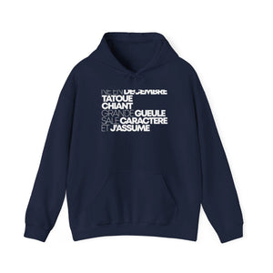 Né en decembre, tatoué, chiant, grande gueule, sale caractère et j'assume