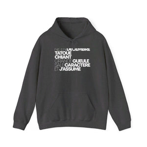 Né en decembre, tatoué, chiant, grande gueule, sale caractère et j'assume