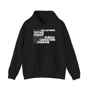 Né en decembre, tatoué, chiant, grande gueule, sale caractère et j'assume