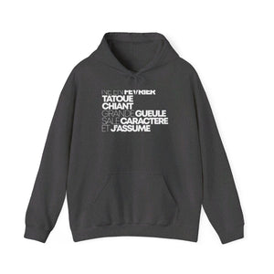 Né en février, tatoué, chiant, grande gueule, sale caractère et j'assume