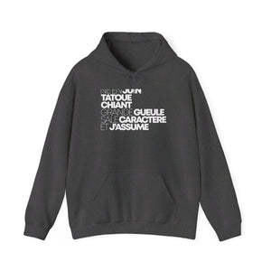 Né en juin, tatoué, chiant, grande gueule, sale caractère et j'assume