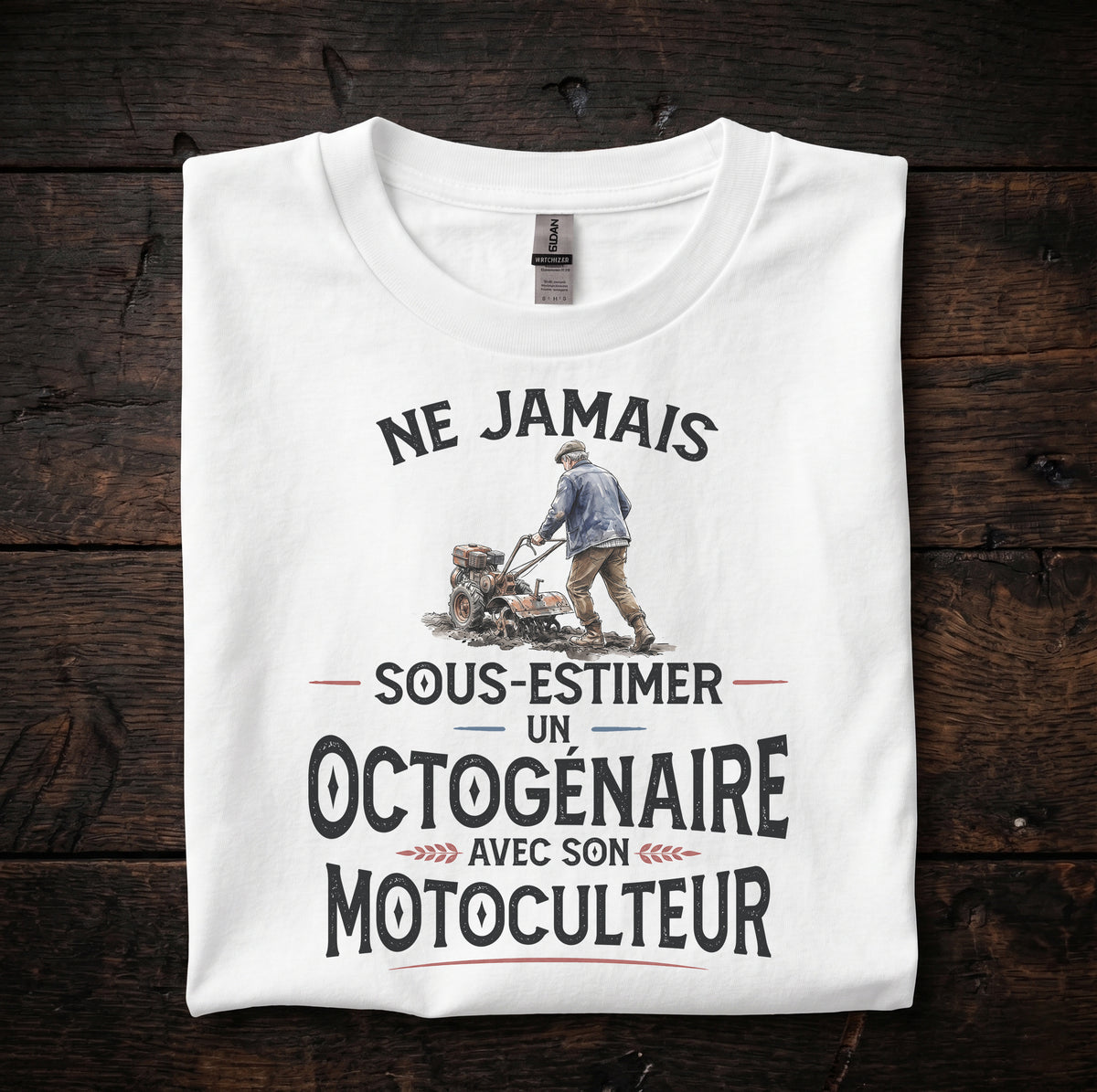 Ne jamais sous-estimer un octogénaire avec son motoculteur