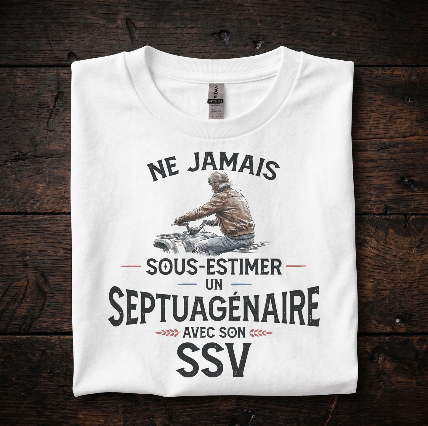 Ne jamais sous-estimer un sexagénaire avec son SSV