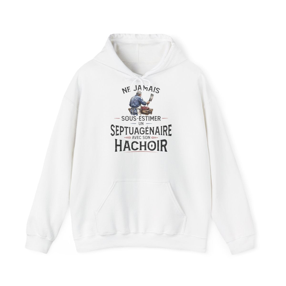 Ne jamais sous-estimer un septuagénaire avec son hachoir