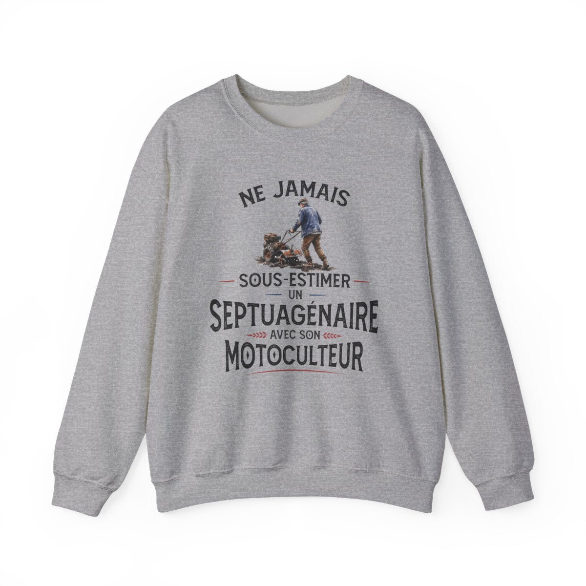Ne jamais sous-estimer un septuagénaire avec son motoculteur