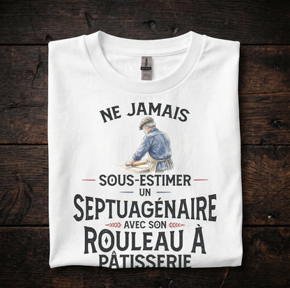 Ne jamais sous-estimer un septuagénaire avec son rouleau à pâtisserie