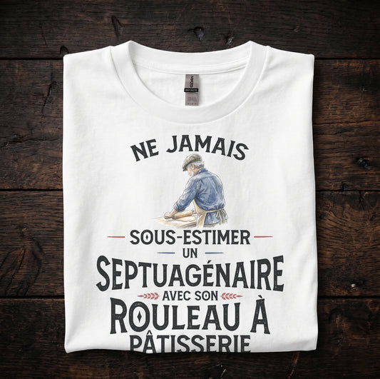Ne jamais sous-estimer un septuagénaire avec son rouleau à pâtisserie