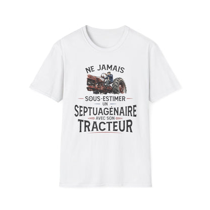 Ne jamais sous-estimer un septuagénaire avec son tracteur