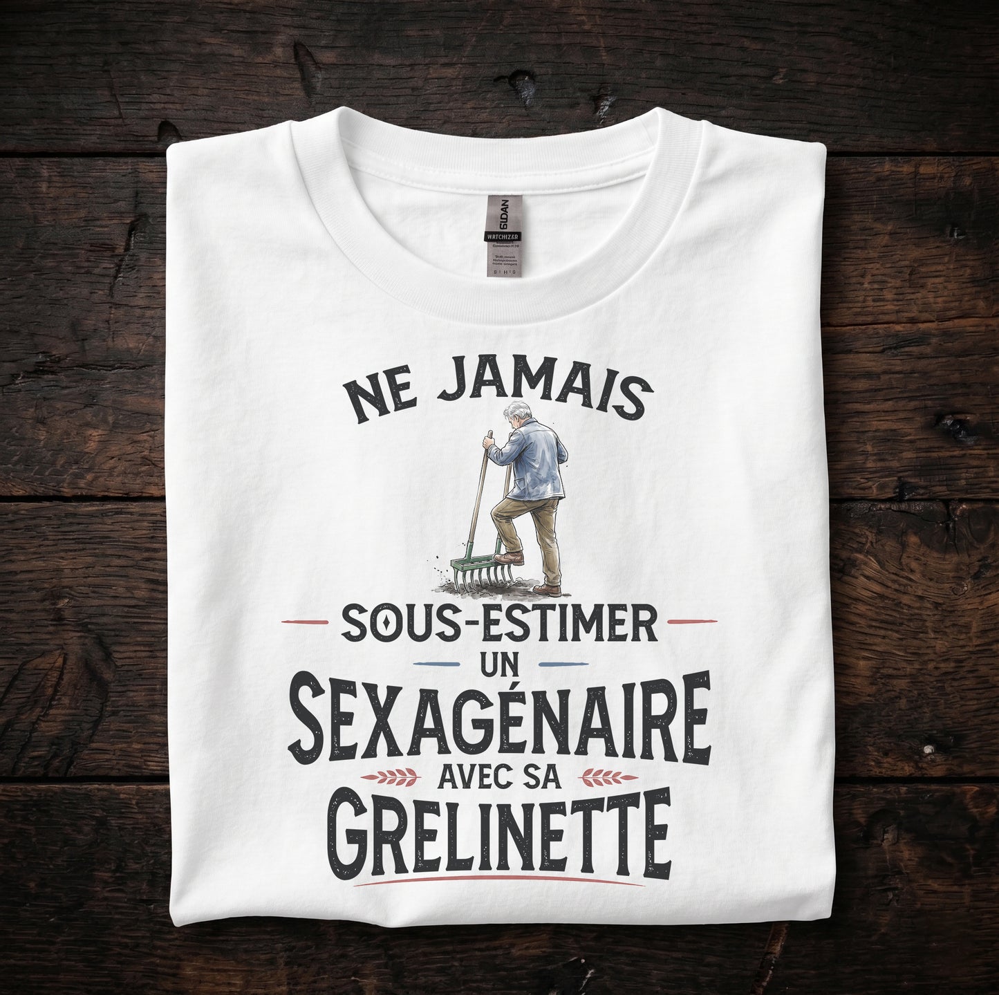 Ne jamais sous-estimer un sexagénaire avec sa grelinette