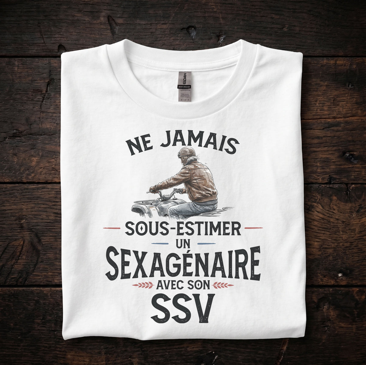 Ne jamais sous-estimer un septuagénaire avec son SSV