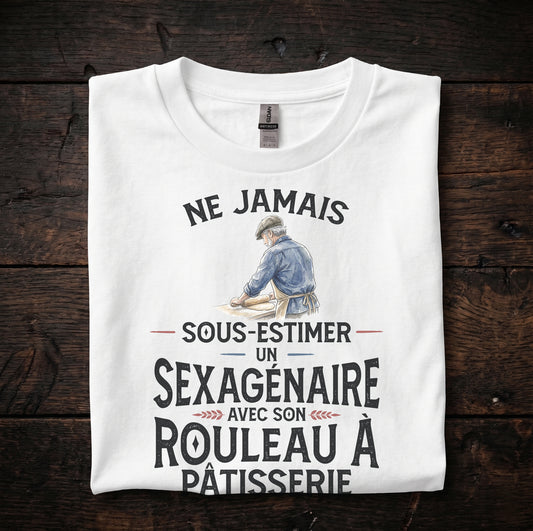 Ne jamais sous-estimer un sexagénaire avec son rouleau à pâtisserie