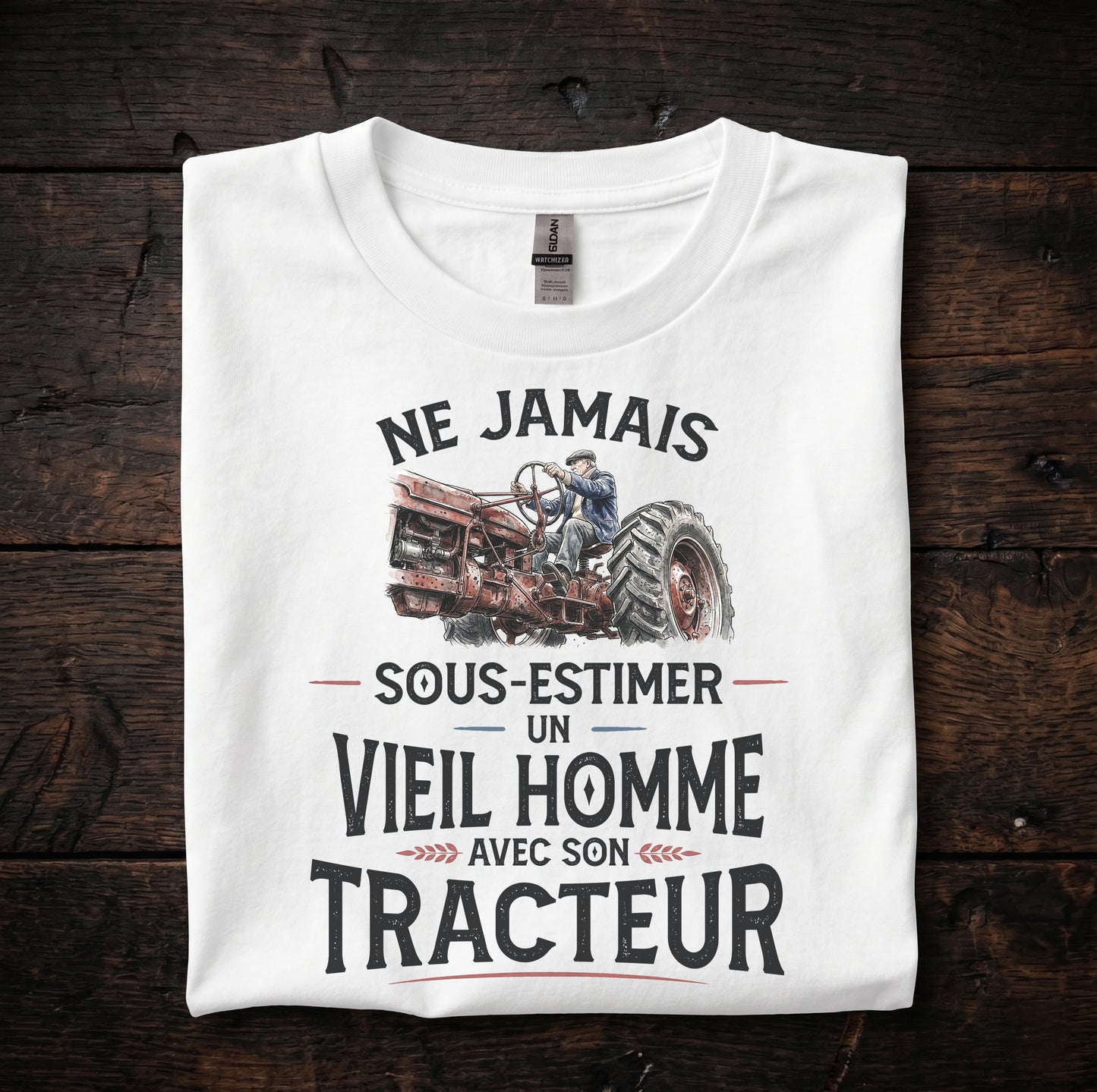 Ne jamais sous estimer un vieil homme avec son tracteur