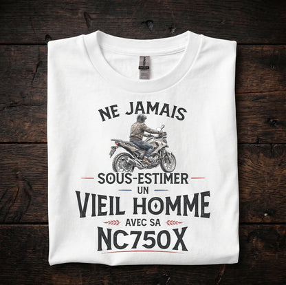 Ne jamais sous-estimer un vieil homme avec sa NC750X