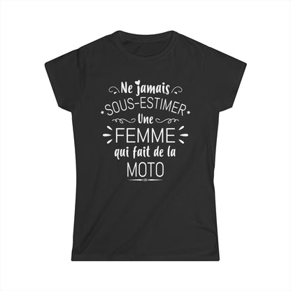 Ne jamais sous-estimer une femme qui fait de la moto