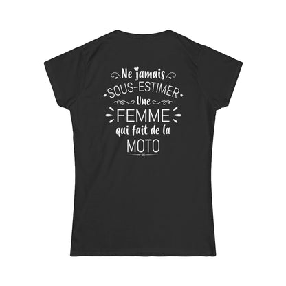 Ne jamais sous-estimer une femme qui fait de la moto