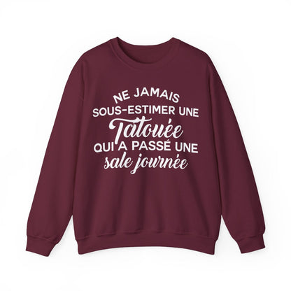 Ne jamais sous-estimer une tatouée qui a passé une sale journée