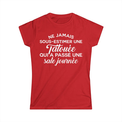 Ne jamais sous-estimer une tatouée qui a passé une sale journée