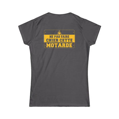 Ne pas faire chier cette motarde