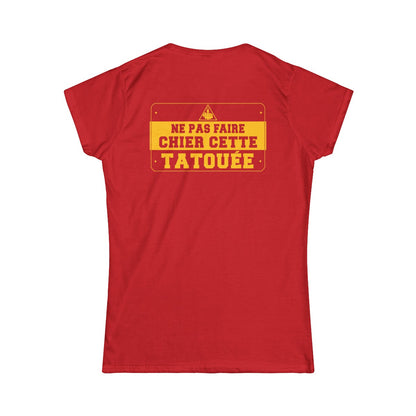 Ne pas faire chier cette tatouée
