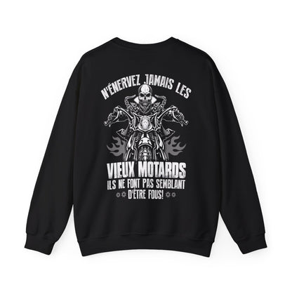 N'énervez jamais les vieux motards il ne font pas semblant d'être fous