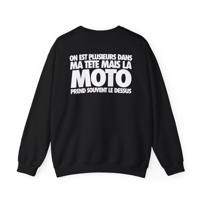 On est plusieurs dans ma tête mais la moto prend souvent le dessus