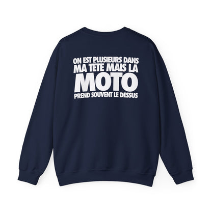 On est plusieurs dans ma tête mais la moto prend souvent le dessus