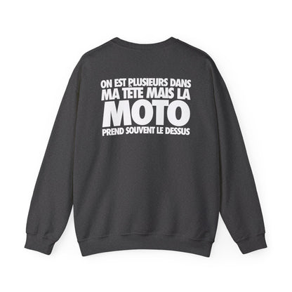 On est plusieurs dans ma tête mais la moto prend souvent le dessus