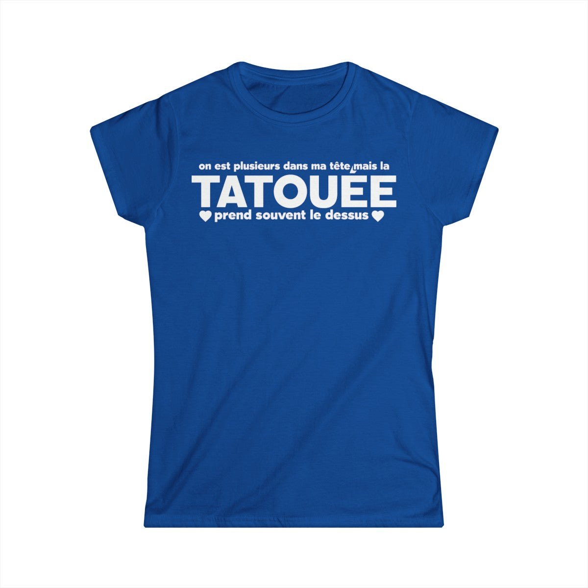 On est plusieurs dans ma tête mais la tatouée prend souvent le dessus