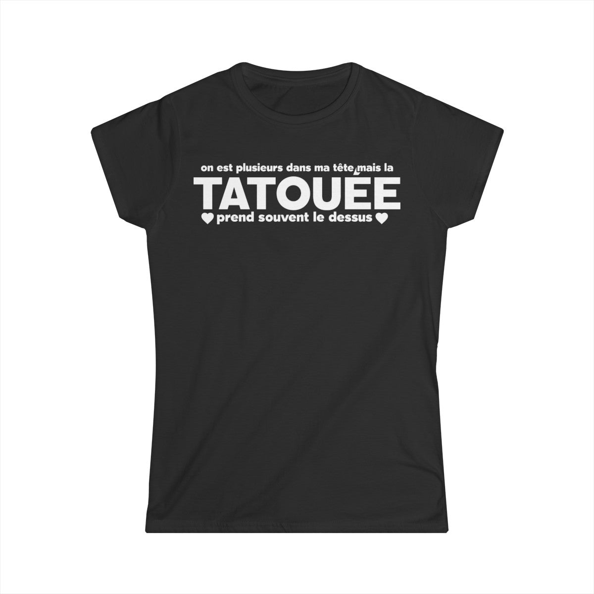 On est plusieurs dans ma tête mais la tatouée prend souvent le dessus