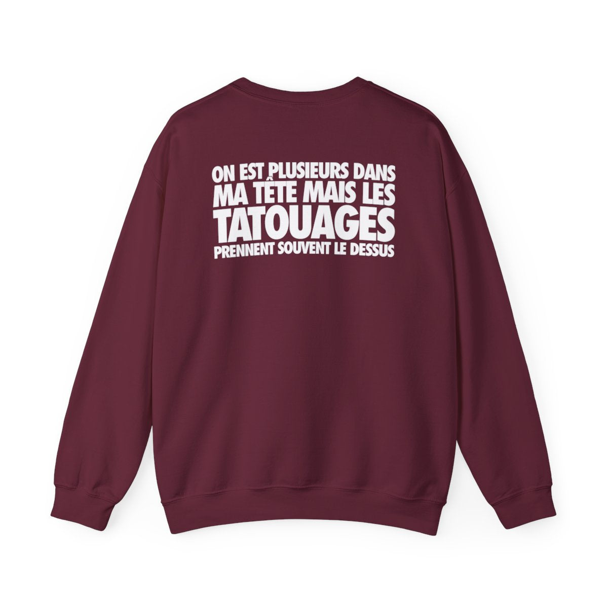 On est plusieurs dans ma tête mais les tatouages prennent souvent le dessus