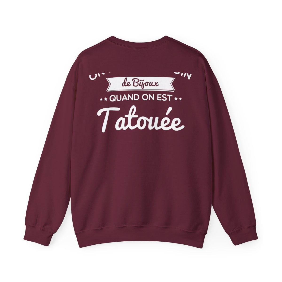 On n'a pas besoin de bijoux quand on est tatouée