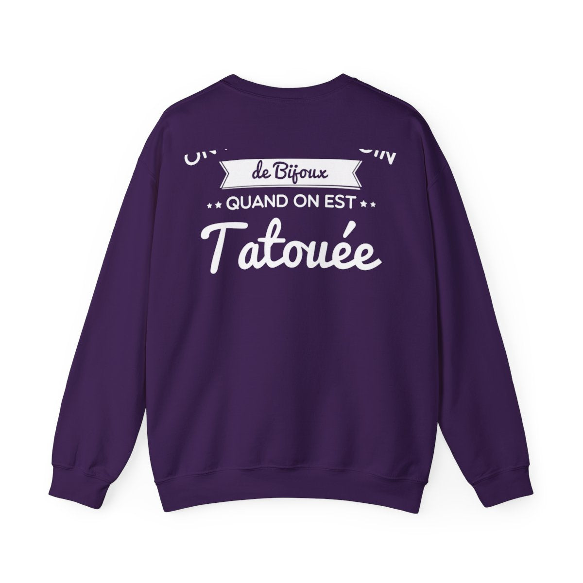 On n'a pas besoin de bijoux quand on est tatouée