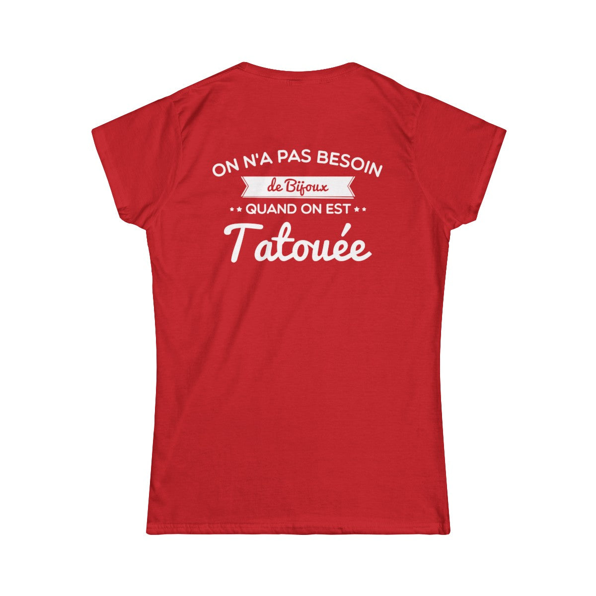 On n'a pas besoin de bijoux quand on est tatouée