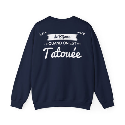 On n'a pas besoin de bijoux quand on est tatouée