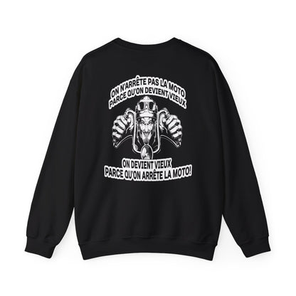 On n'arrête pas la moto parce qu'on devient vieux