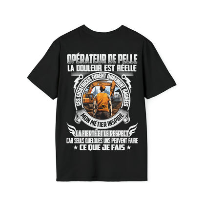 Opérateur de Pelle, ces cicatrices son réelles