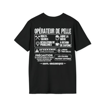 Opérateur de Pelle est la quintessence du travailleur