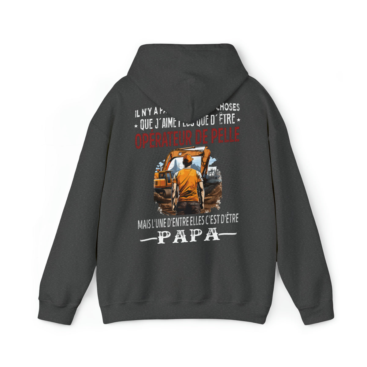Opérateur de Pelle passionné, papa comblé