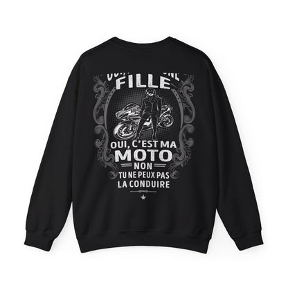 Oui, c’est ma moto, Non , tu ne peux pas la conduire