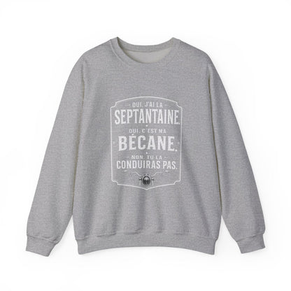 Oui, J'ai la septantaine. C'est ma bécane.