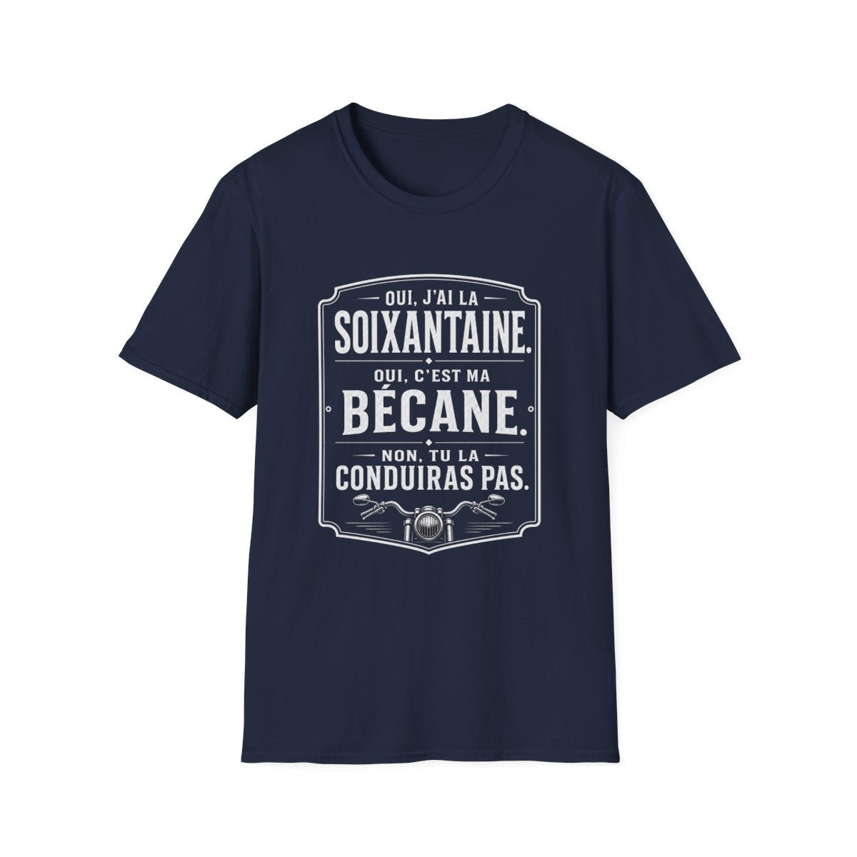Oui, J'ai la soixantaine. C'est ma bécane.
