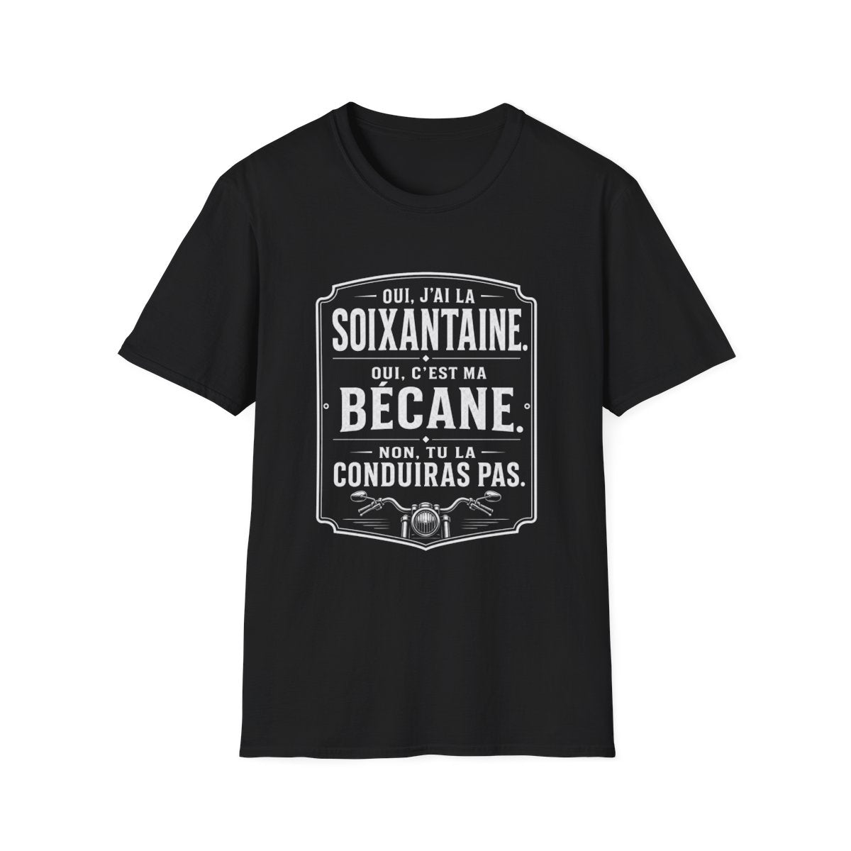 Oui, J'ai la soixantaine. C'est ma bécane.