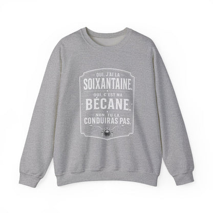 Oui, J'ai la soixantaine. C'est ma bécane.